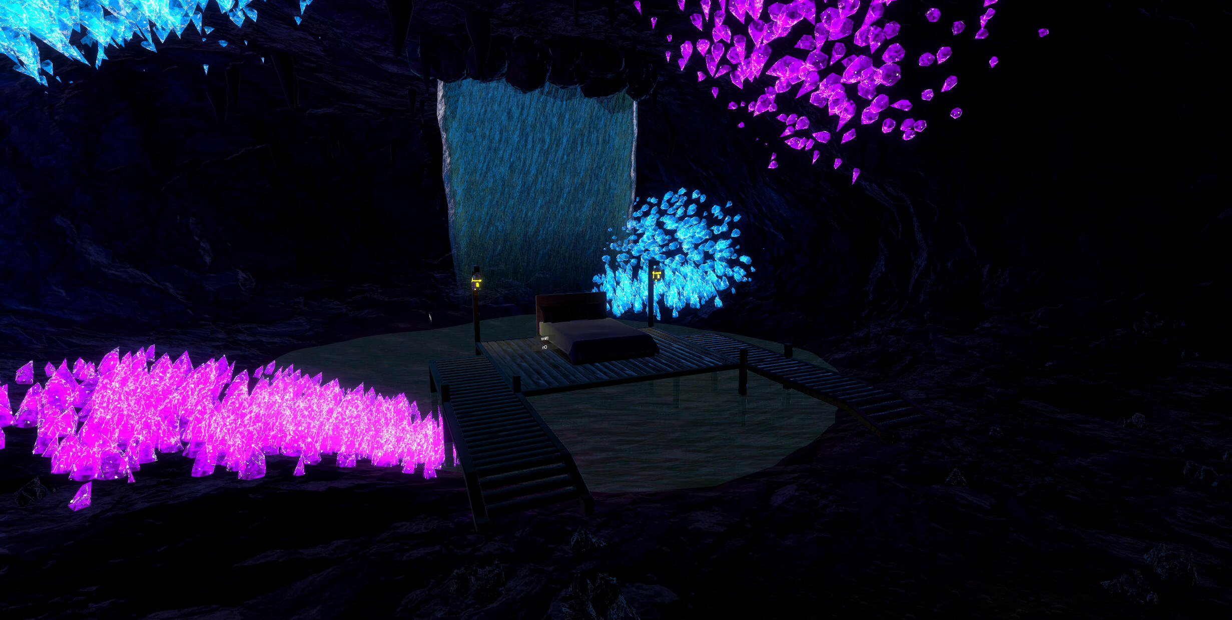Crystal Caverns vrchat world