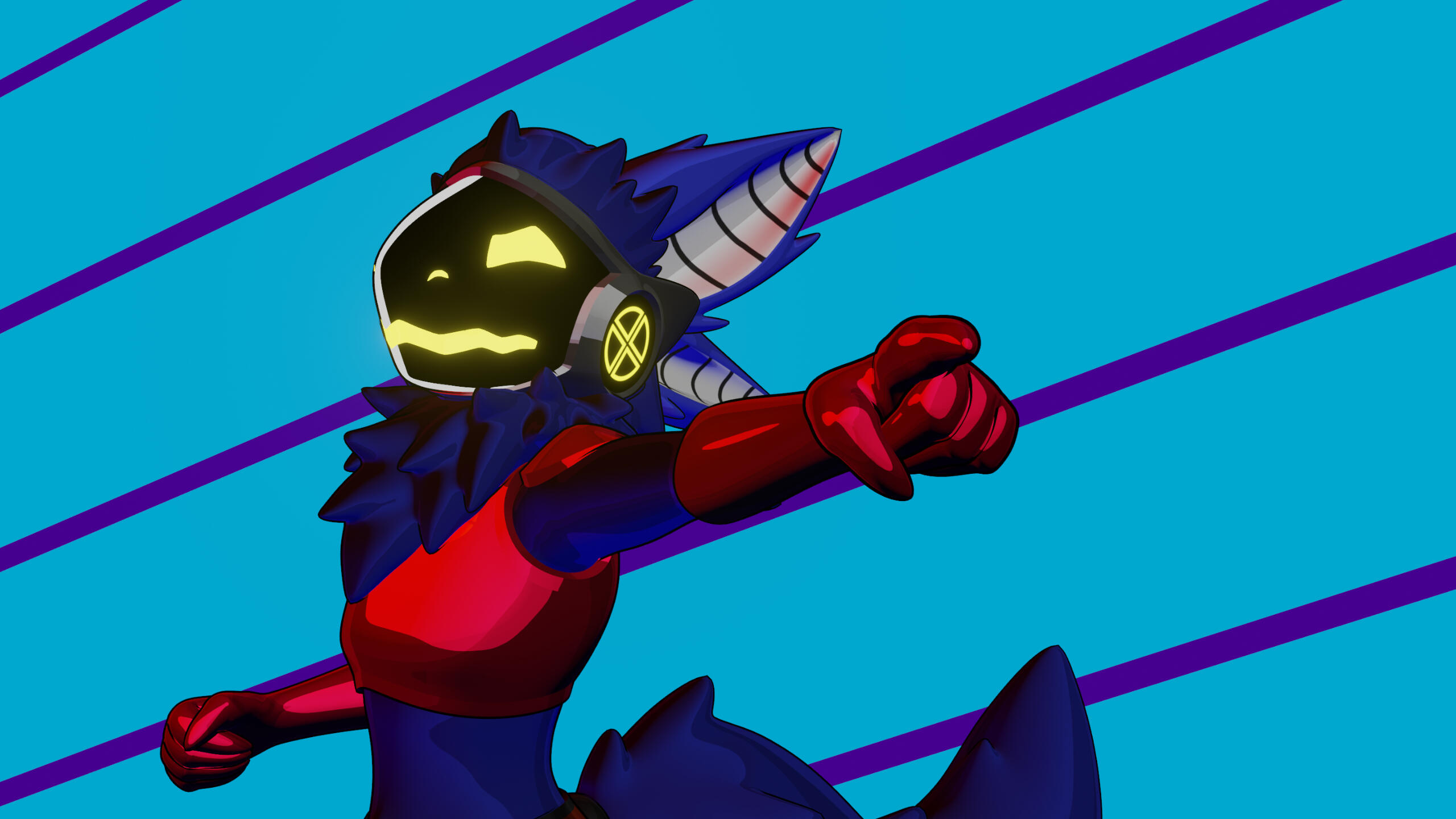 Toon shading with matellic Protogen